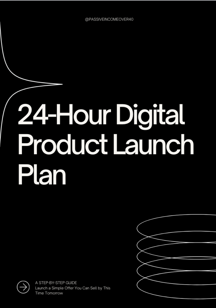 24 hour digital product launch plan